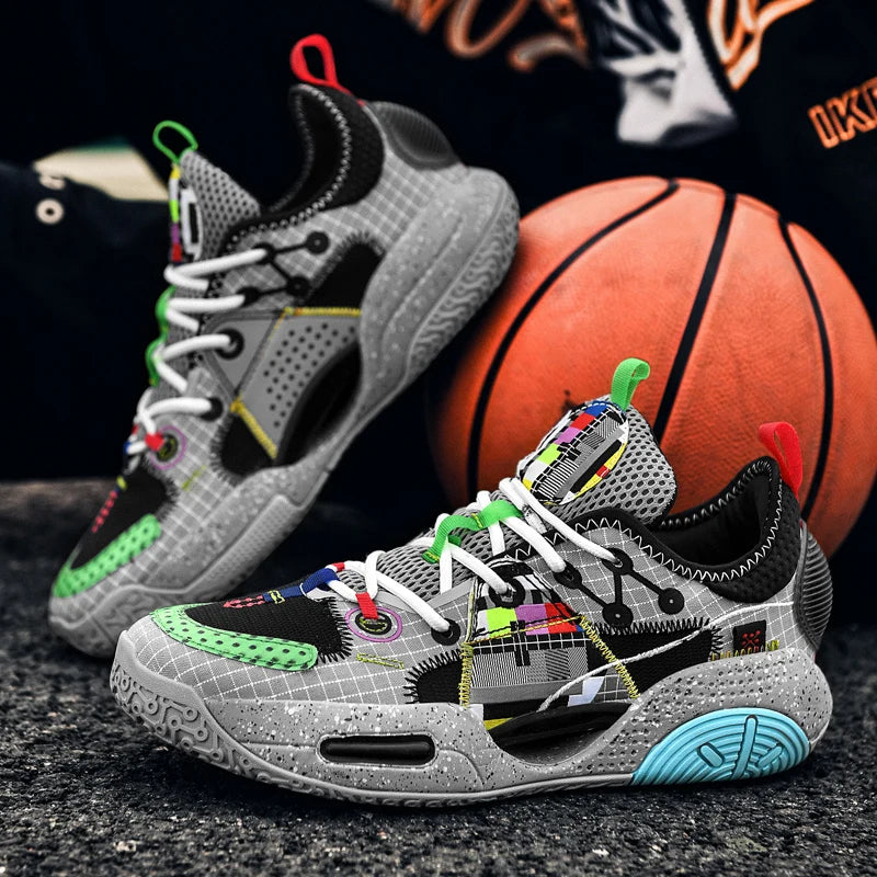 Non slip basketball shoes custom fashion basketball shoes sports shoes-Finds Fit