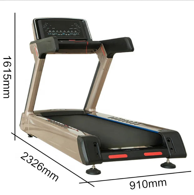 Gym Fitness Equipment Commercial Running Machine Motorized Manual 21.5 Inch LED Screen Treadmill Machine-Finds Fit