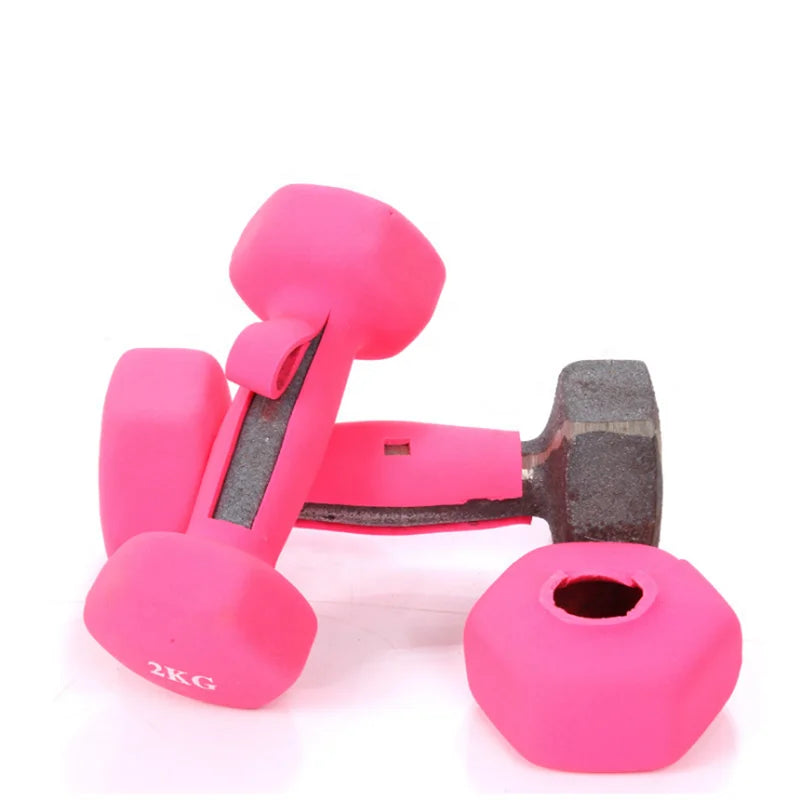 Free Weights Non-Slip Colorful Neoprene 6KG dumbbells Sets For Gym Training-Finds Fit