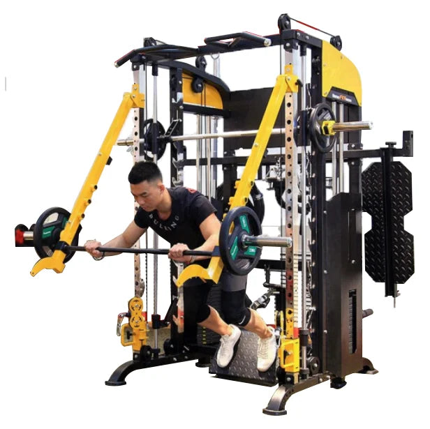 Multi function station barbell rack commercial gym equipment fitness equipment smith machine strength training/fitness/gym-Finds Fit