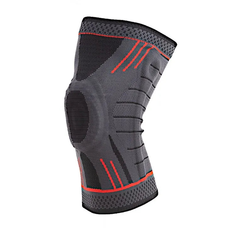 HX027 Bases Silicone Sport Knee Pads Running Fitness Volleyball Knee Support Custom Knee Pads-Finds Fit