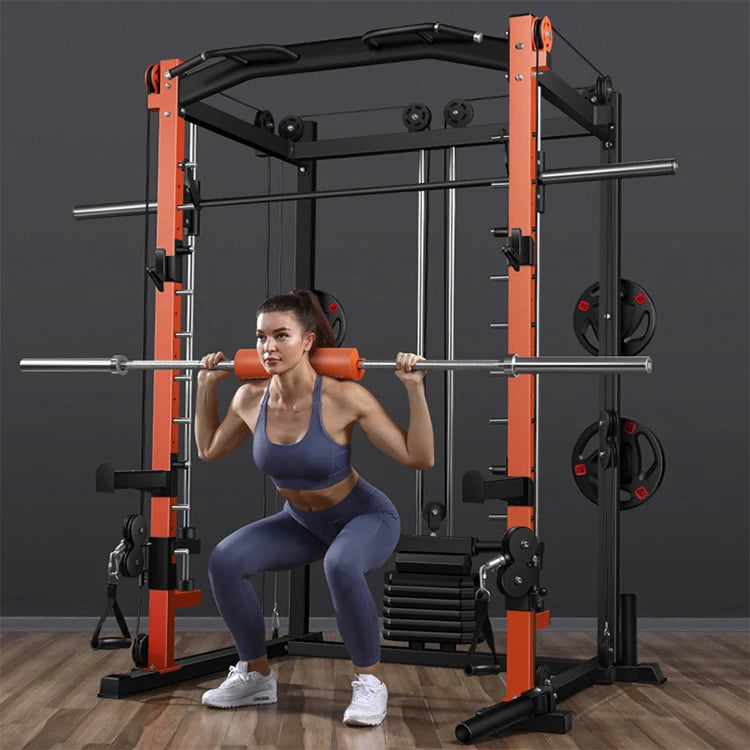 Manufacture Multi Power Rack Gym Fitness Equipment Squat Machine Squat Rack Smith Machine-Finds Fit