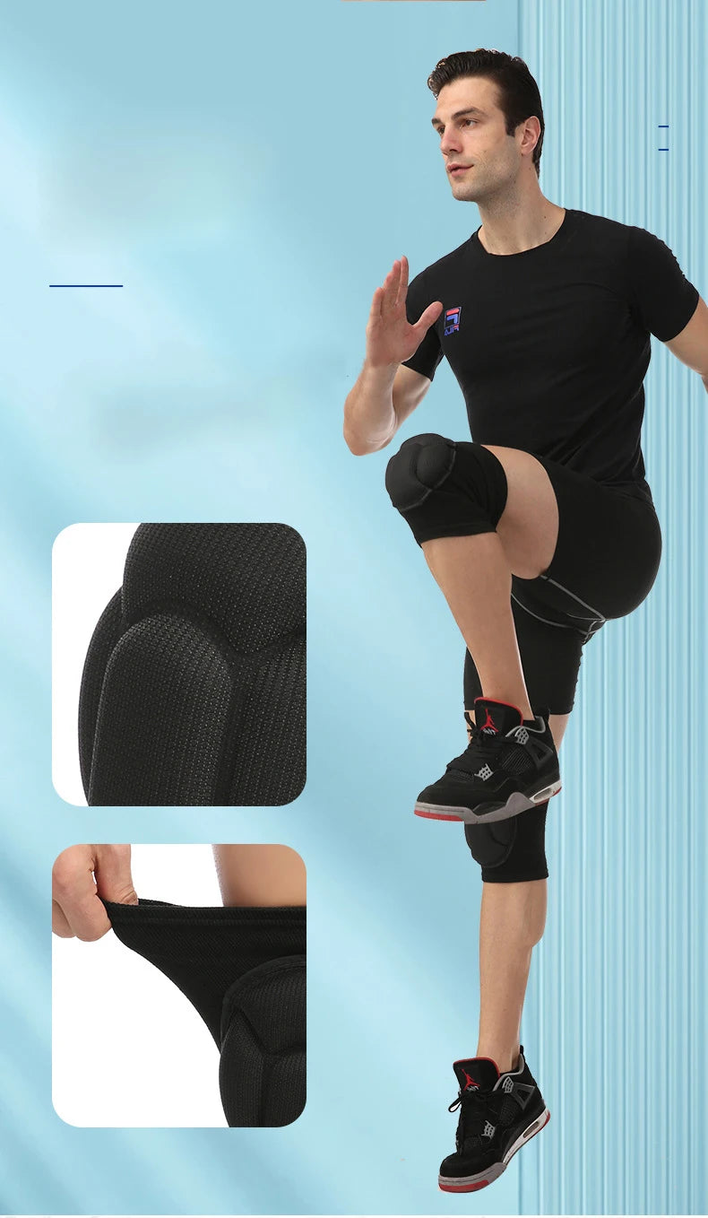 Thickening Football Volleyball Extreme Sports Knee Pads Brace Support Protect Cycling Knee Protector Kneepad rodilleras-Finds Fit