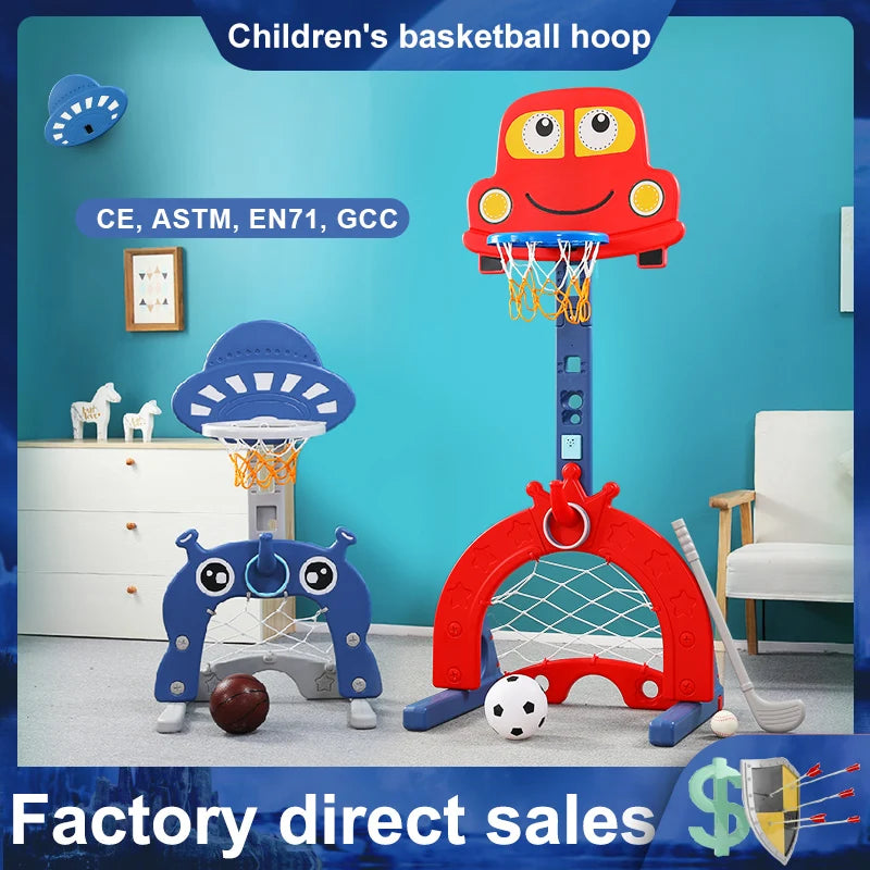 Children plastic removable baby ring toys rack toddler adjustable custom mini portable indoor kids basketball hoop stand-Finds Fit