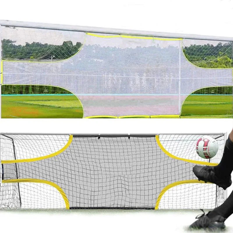 Soccer Target Wall Net for Goal - Pro Solo Practice Training Equipment Improve Kick, Agility, Shooting Drill Skills-Finds Fit