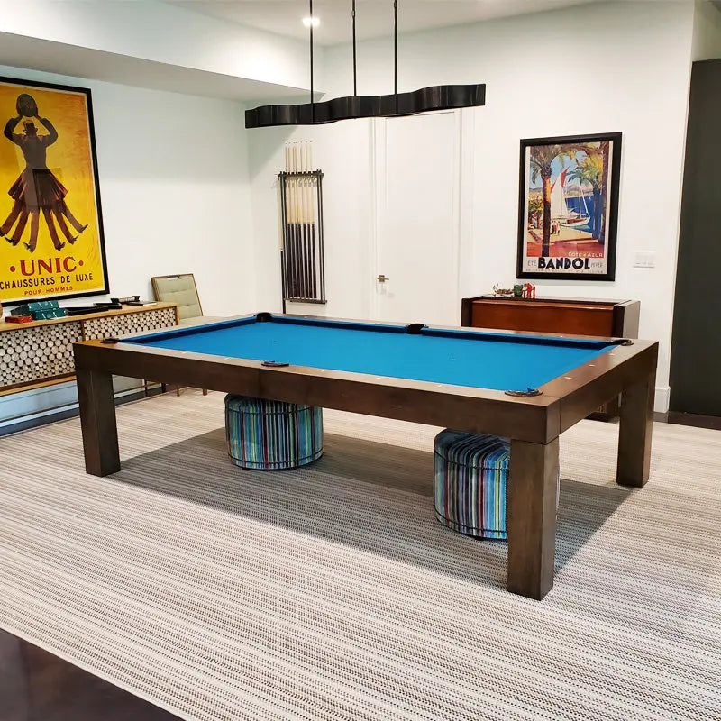 7ft 8ft 9ft high class modern style dining table with billiard pool table-Finds Fit