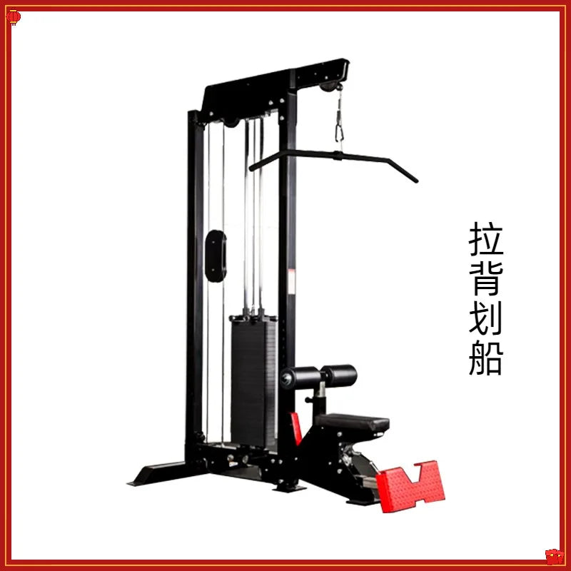 Strength Gym Equipment Lat Pull Down Cable Crossover Commercial Pull Cable Lat Pull Down Low Row Machine-Finds Fit