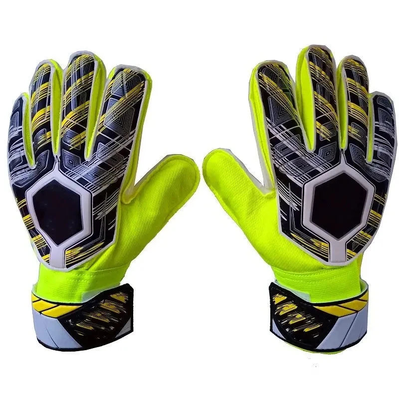 Pro-Level Football Goalkeeper gloves Double Layer Wrist Protection Custom Soccer Goalie Gloves-Finds Fit