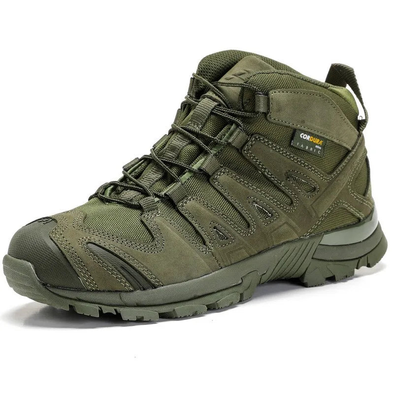 HAN WILD Men's multi-size hiking safety shoes fashion outdoor anti-skid wear-resistant sports shoes-Finds Fit