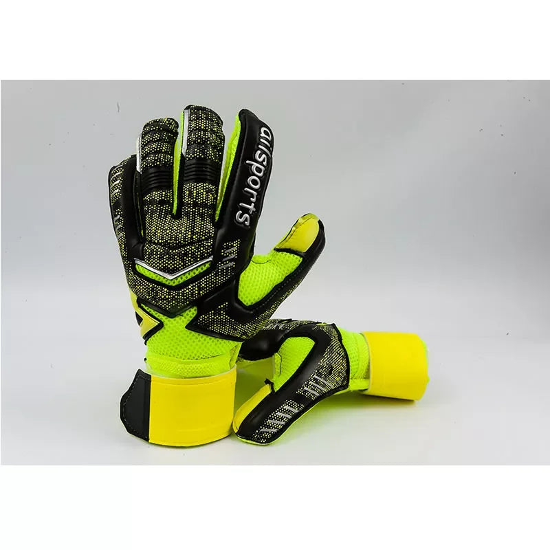 Professional Soccer Goalkeeper Gloves Latex with Finger Protection for Children Adults Man-Finds Fit