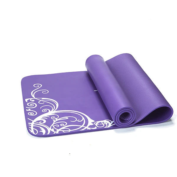 High Density Thick 15mm Exercise Printing Yoga NBR Mat-Finds Fit