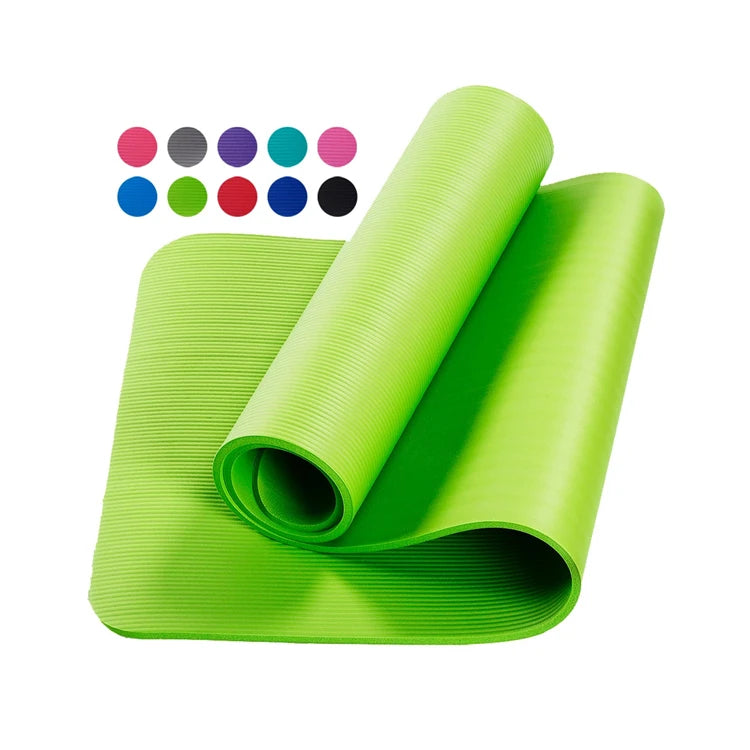 YUANFENG Extra Thick High Density NBR Exercise Yoga Mat for Pilates Fitness & Workout-Finds Fit