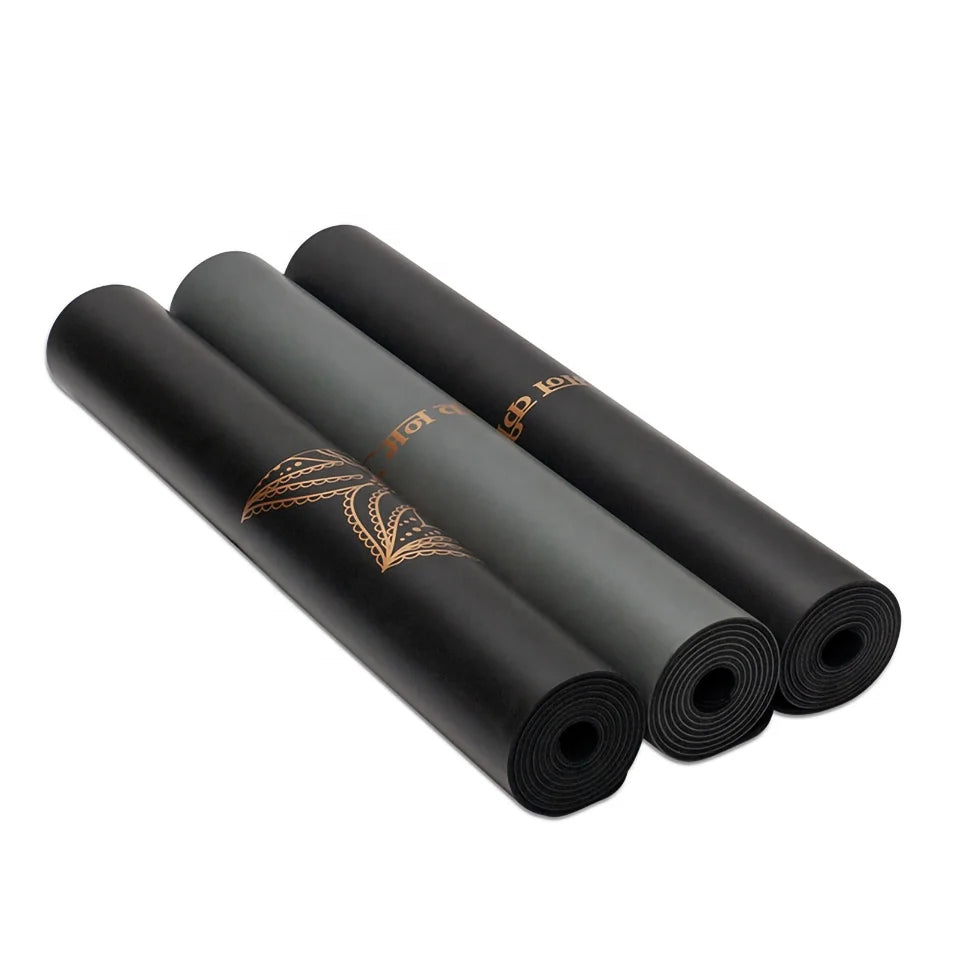 Eco friendly fitness equipment High density PU leather natural rubber yoga mat foldable yoga mats-Finds Fit