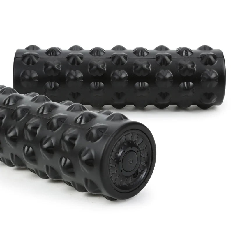 High Density Wireless Electric Foam Roller 4-Speed Yoga Vibrating Roller Massager-Finds Fit