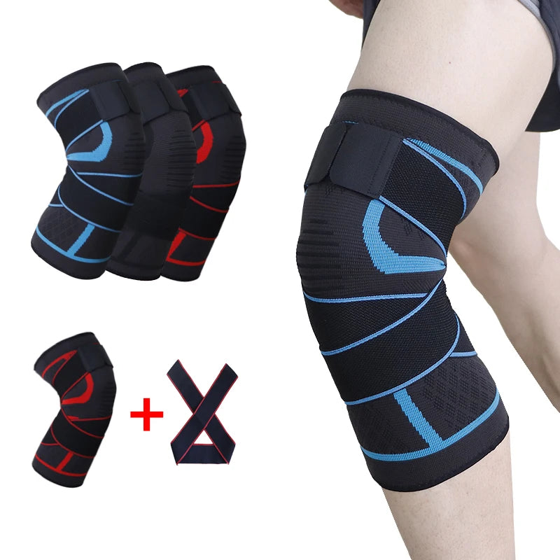 Aoliao Spring Copper Knee Brace With Color Box/OPC PE Bag Knee Sleeves Compression Elastic Knee Pads For Sports-Finds Fit