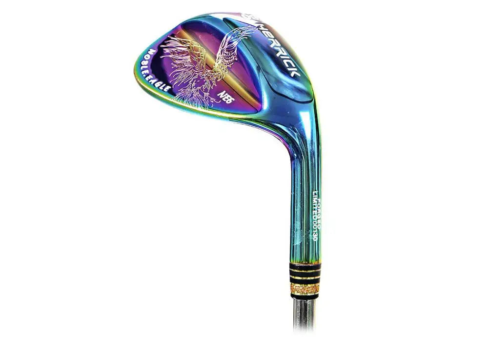 CNC forging Right handed colorful head silver Steel Shaft golf clubs wedge-Finds Fit