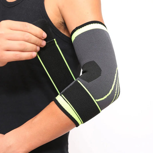 Elastic bandage tennis elbow support protector basketball running volleyball compression adjustable elbow pad brace YPT62-Finds Fit