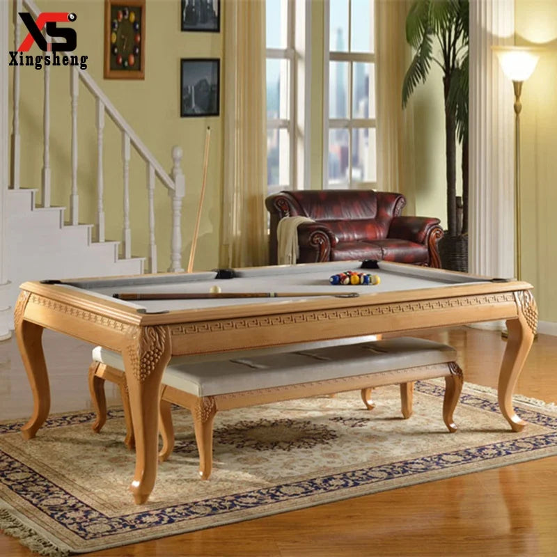 7ft 8ft 9ft high class modern style dining table with billiard pool table-Finds Fit