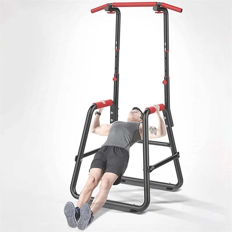 Home Power Tower Parallel Bars Fitness Heavy Duty Dip Bar Station Pull Up Bar-Finds Fit