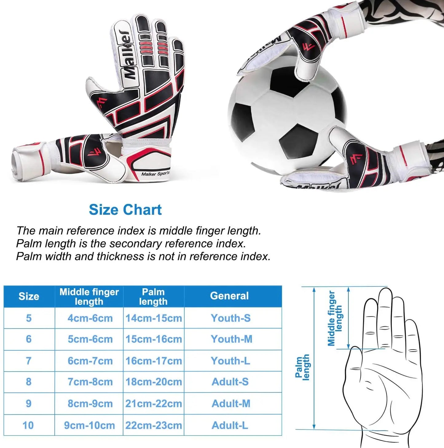 White Football Gloves-Finds Fit