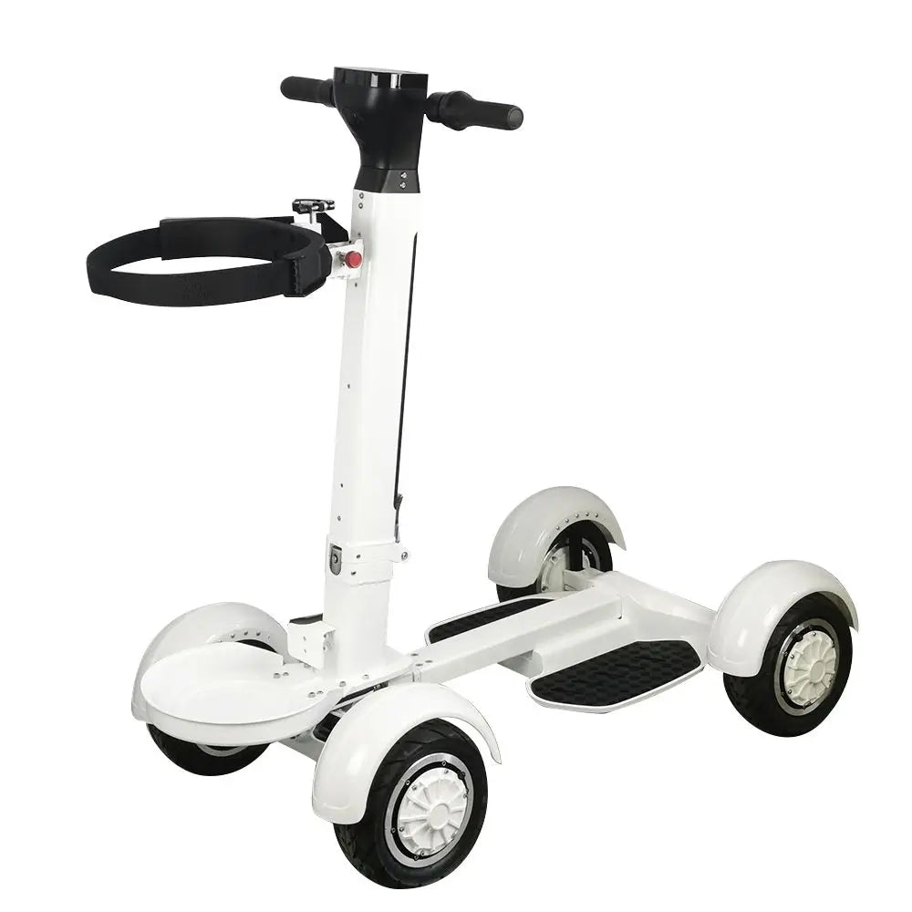 Adult 2000W De 10 Inch Four Fat Tyre Tire Foldable 4 Wheel Electric Golf Cart Scooter-Finds Fit