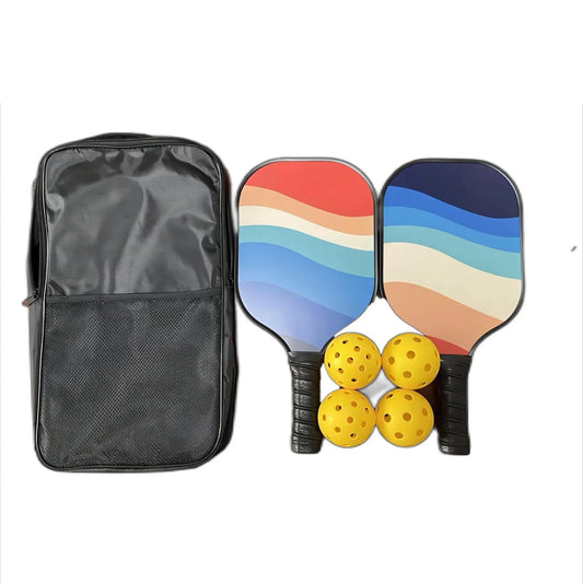 Beach Tennis Edge Guard Portable Pickleball Set With Carrying Bag Usapa Carbon fiber Pickleball paddle-Finds Fit