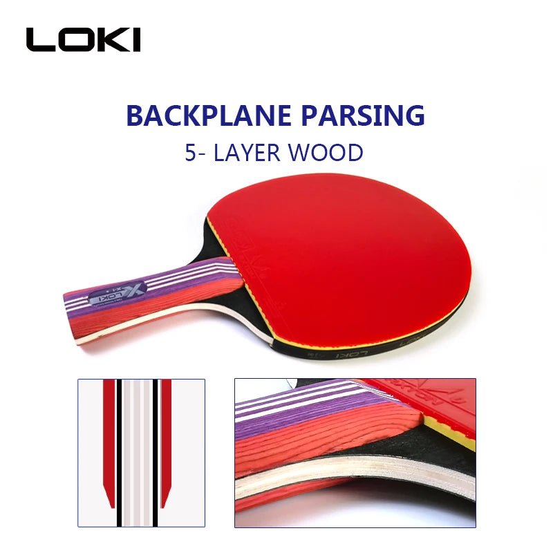 LOKI X1 Table tennis racket ping pong paddle for beginner player-Finds Fit