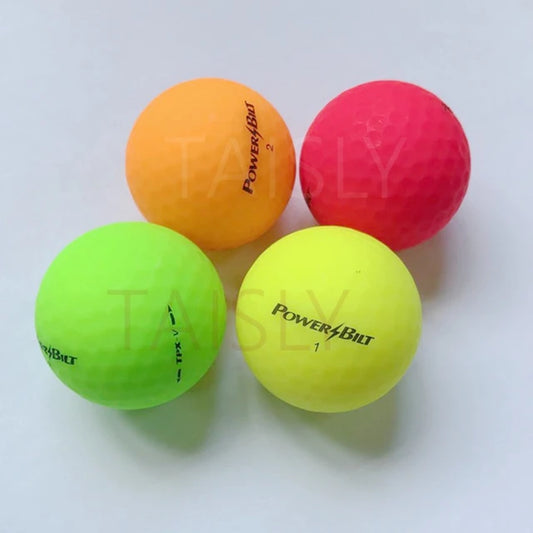 Matte-finished colored golf balls-Finds Fit