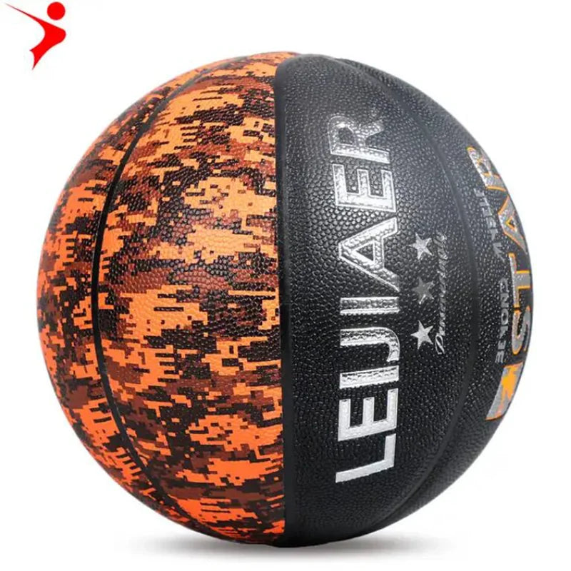 LEIJIAER 771u PU camo basketball professional Game Basketball Street Official Outdoor/indoor No. 7 and 5 standard Basketball-Finds Fit