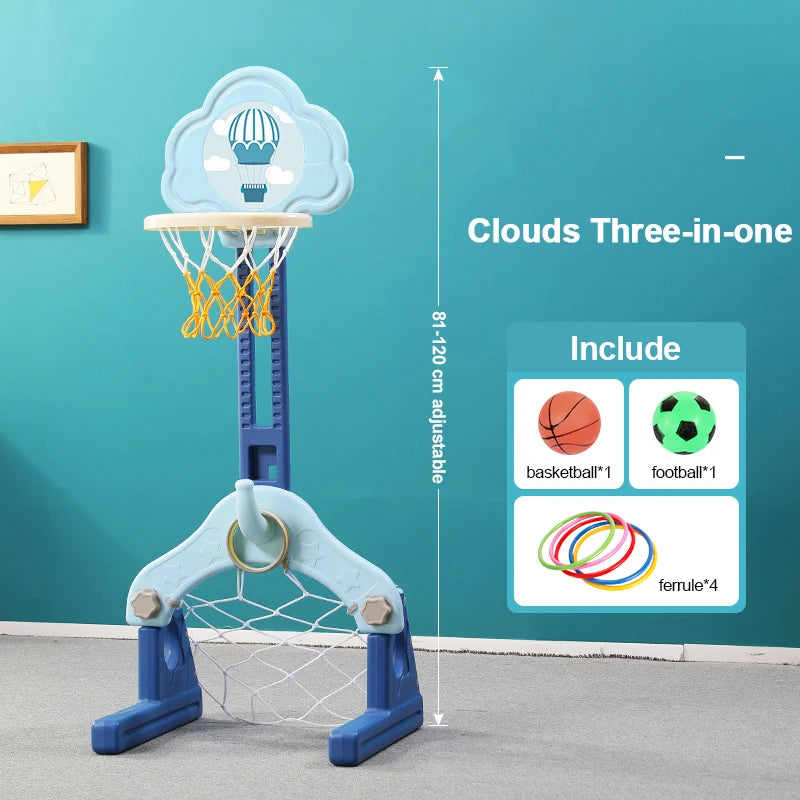 Children plastic removable baby ring toys rack toddler adjustable custom mini portable indoor kids basketball hoop stand-Finds Fit