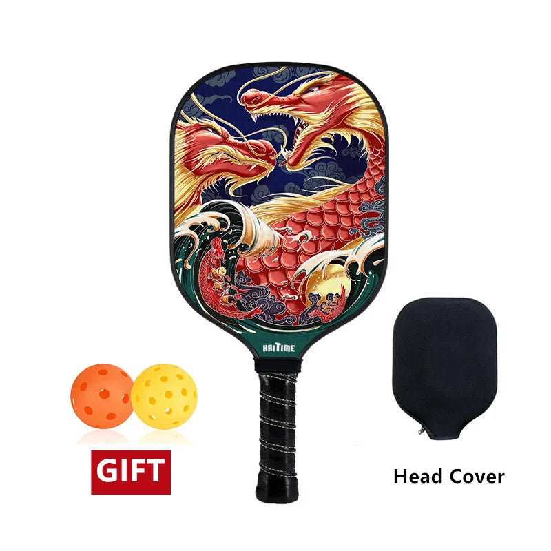 USAPA Approved Carbon Fiber Honeycomb Core Ultra Cushion Grip Pickleball Paddle Men-Finds Fit