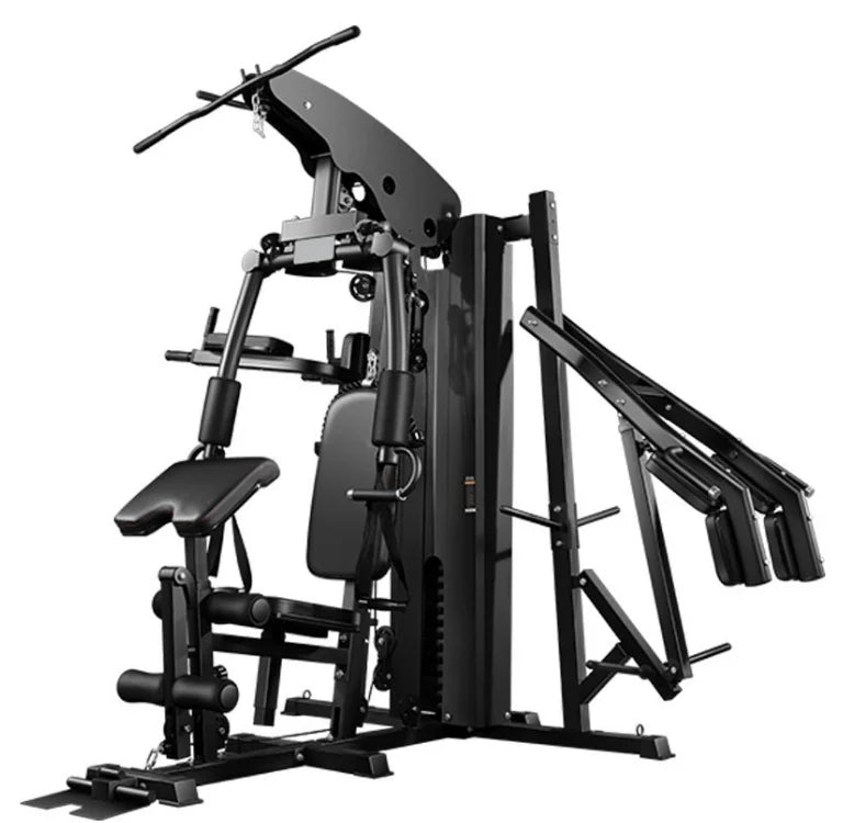 Fitness equipment household three person station equipment comprehensive trainer strength training set combination trainer-Finds Fit