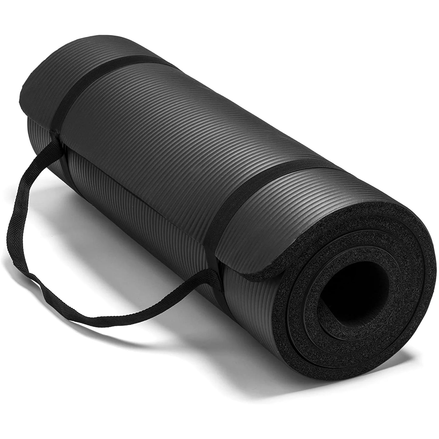 Monochrome Dance fitness Nonslip multifunction Net bag strap yoga mat-Finds Fit