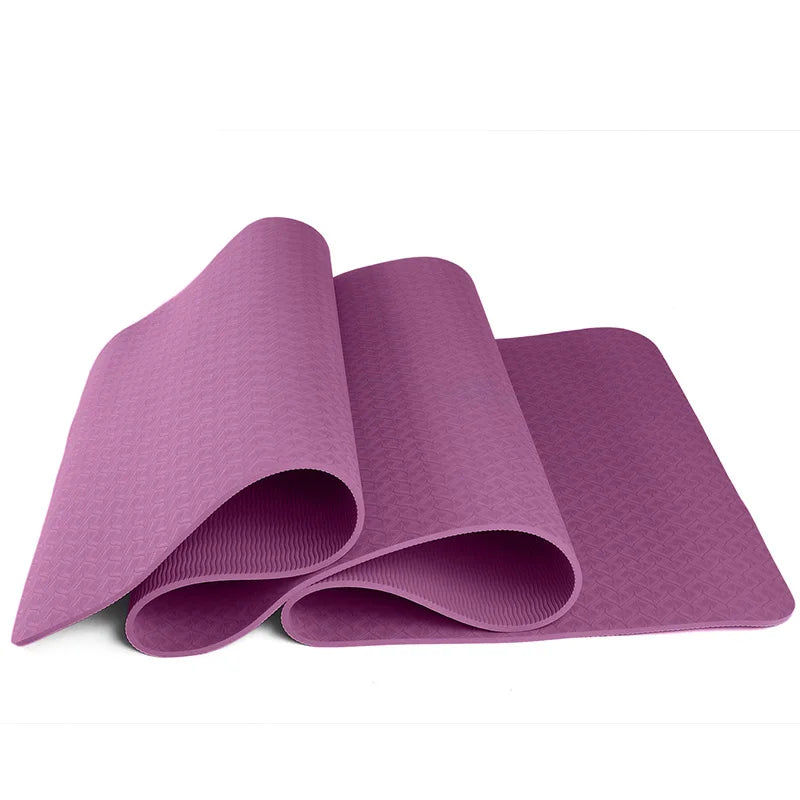 Gym Exercise Workout Sports Non Slip Custom Eco Friendly Fitness Branded 6mm Durable Instructional Yoga Mat-Finds Fit