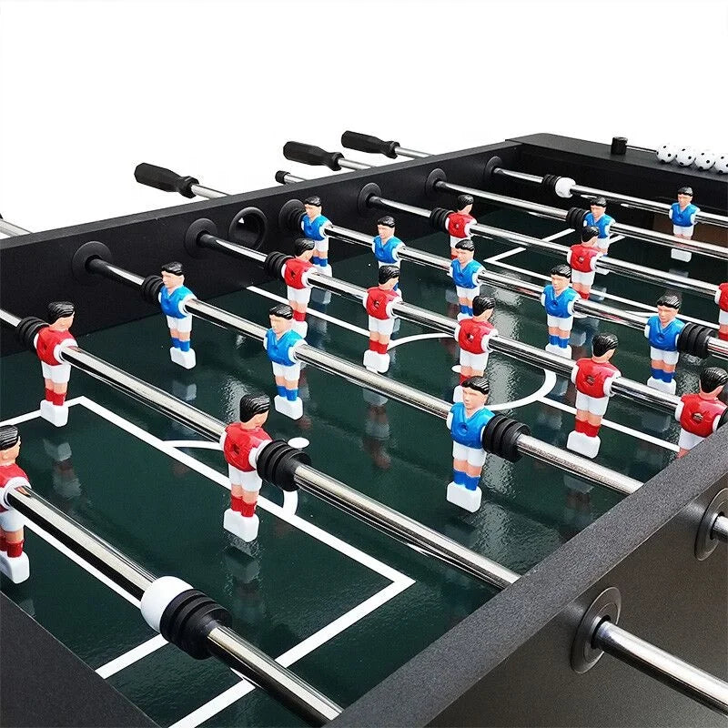 Colorful 5FT Soccer Printed Top Table Arcade Foosball Kicker Game Table-Finds Fit