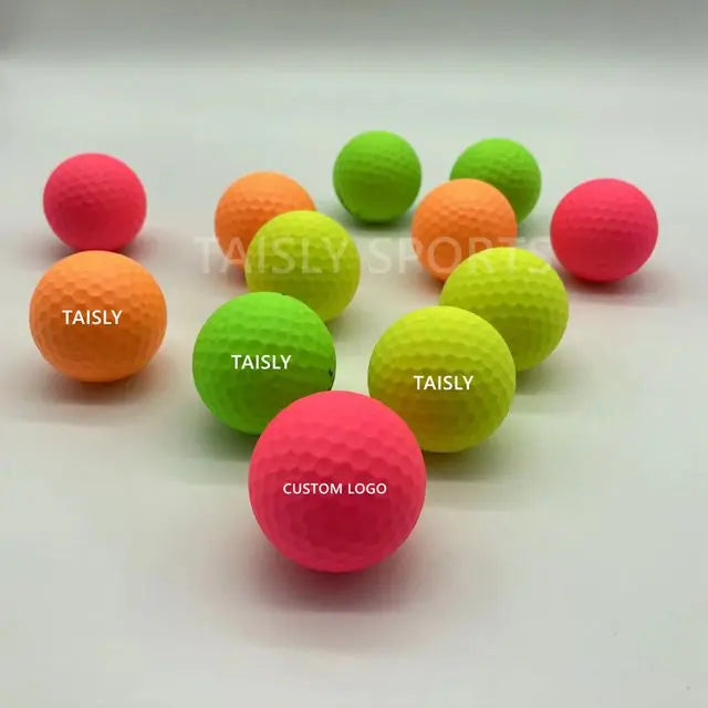 Matte-finished colored golf balls-Finds Fit