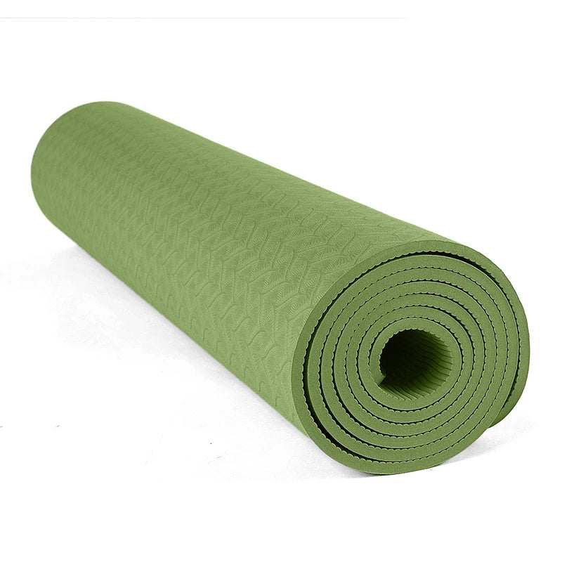 Gym Exercise Workout Sports Non Slip Custom Eco Friendly Fitness Branded 6mm Durable Instructional Yoga Mat-Finds Fit