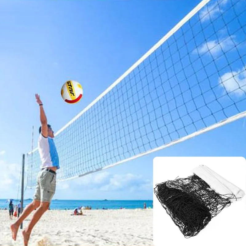 Universal beach Volleyball Net 9.5x1m International Standard Tennis Badminton Mesh Exercise-Finds Fit