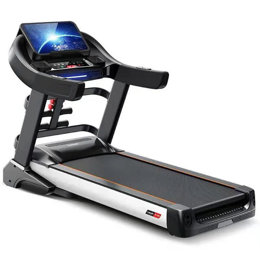 5.0HP 1-20km/H Wireless Heart Rate Treadmill LED Display Screen Run Machine Running Stand Commercial Foldable Treadmill-Finds Fit