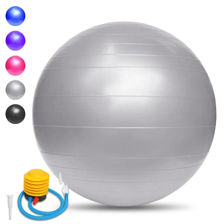 65cm Yoga Pilates anti-burst PVC exercise fitness ball size gym fitness balance yoga ball-Finds Fit