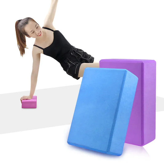 High-density EVA yoga fitness brick Yoga Block Supportive EVA Foam Soft Non-Slip Surface for Yoga, Pilates, Meditation-Finds Fit