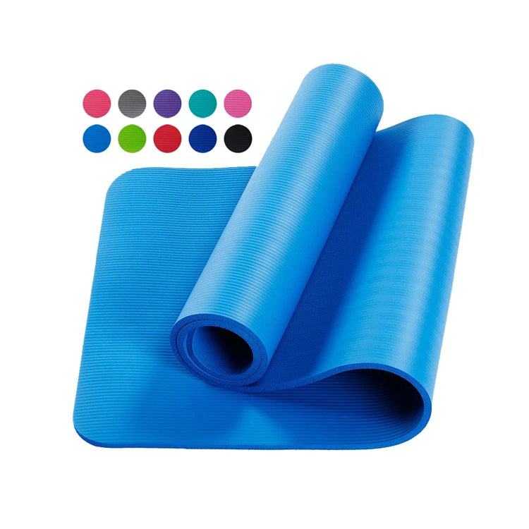 YUANFENG Extra Thick High Density NBR Exercise Yoga Mat for Pilates Fitness & Workout-Finds Fit