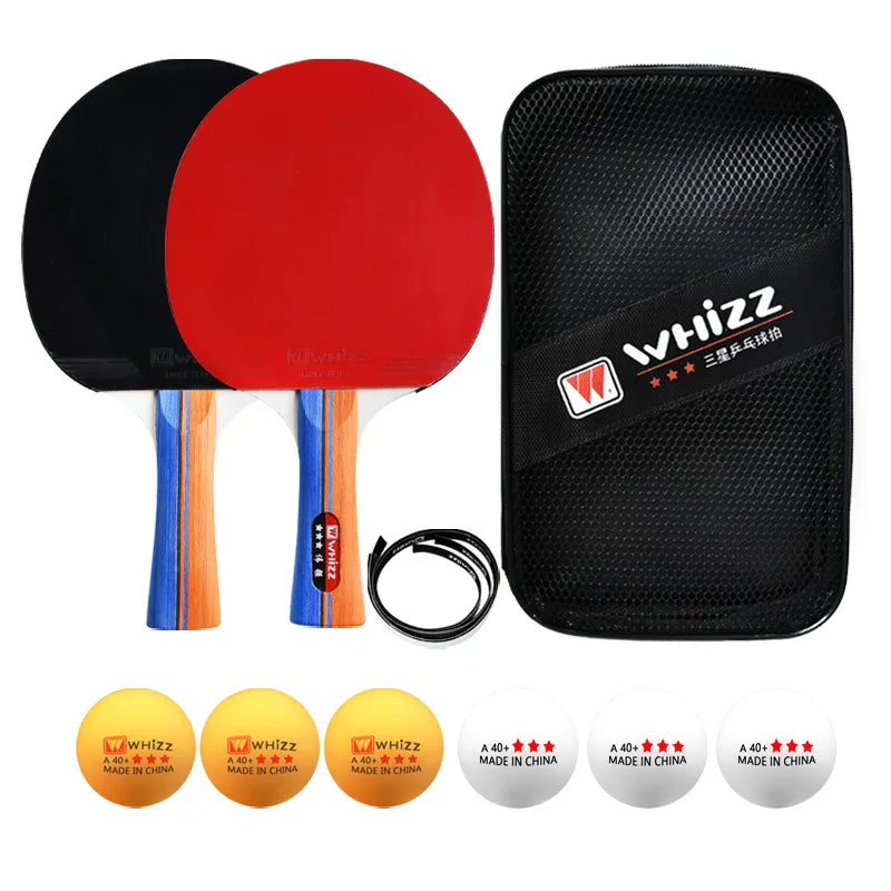 Table tennis racket wood handle table tennis racket set-Finds Fit