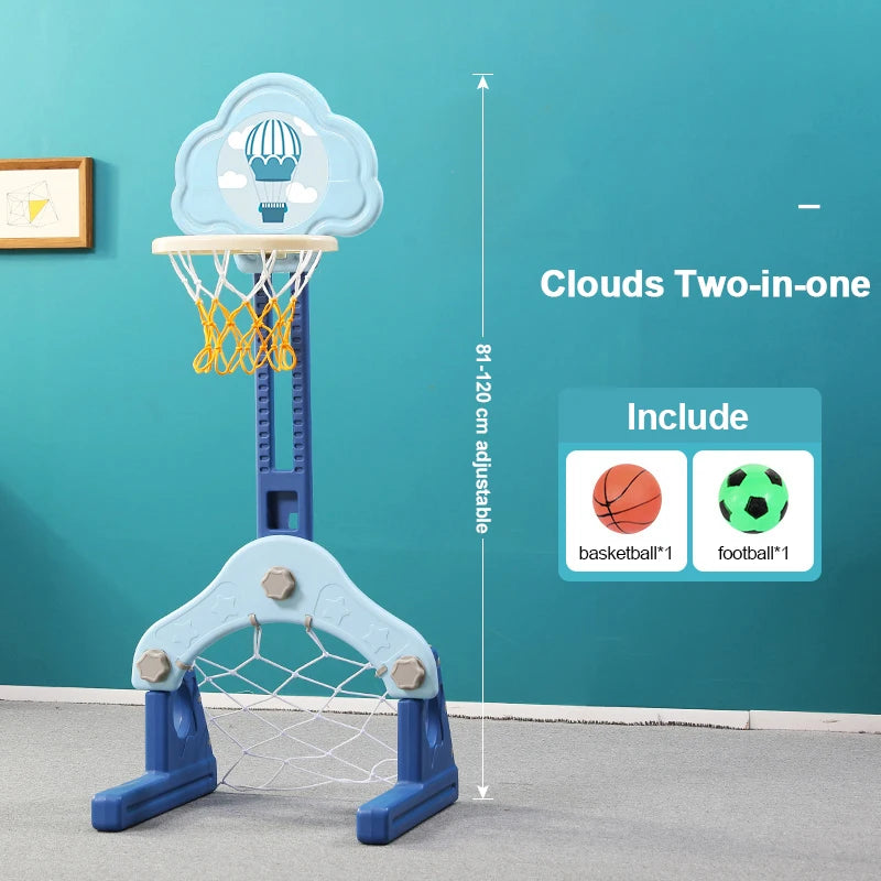 Children plastic removable baby ring toys rack toddler adjustable custom mini portable indoor kids basketball hoop stand-Finds Fit