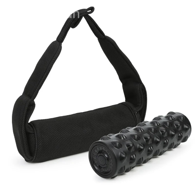 High Density Wireless Electric Foam Roller 4-Speed Yoga Vibrating Roller Massager-Finds Fit