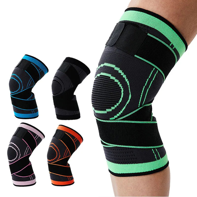 Aoliao Spring Copper Knee Brace With Color Box/OPC PE Bag Knee Sleeves Compression Elastic Knee Pads For Sports-Finds Fit