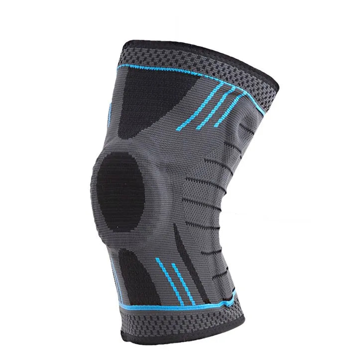 HX027 Bases Silicone Sport Knee Pads Running Fitness Volleyball Knee Support Custom Knee Pads-Finds Fit