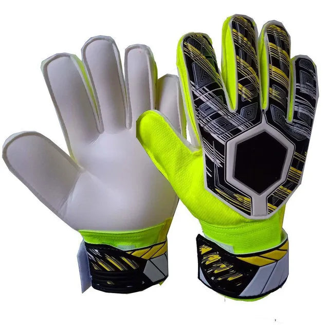 Pro-Level Football Goalkeeper gloves Double Layer Wrist Protection Custom Soccer Goalie Gloves-Finds Fit