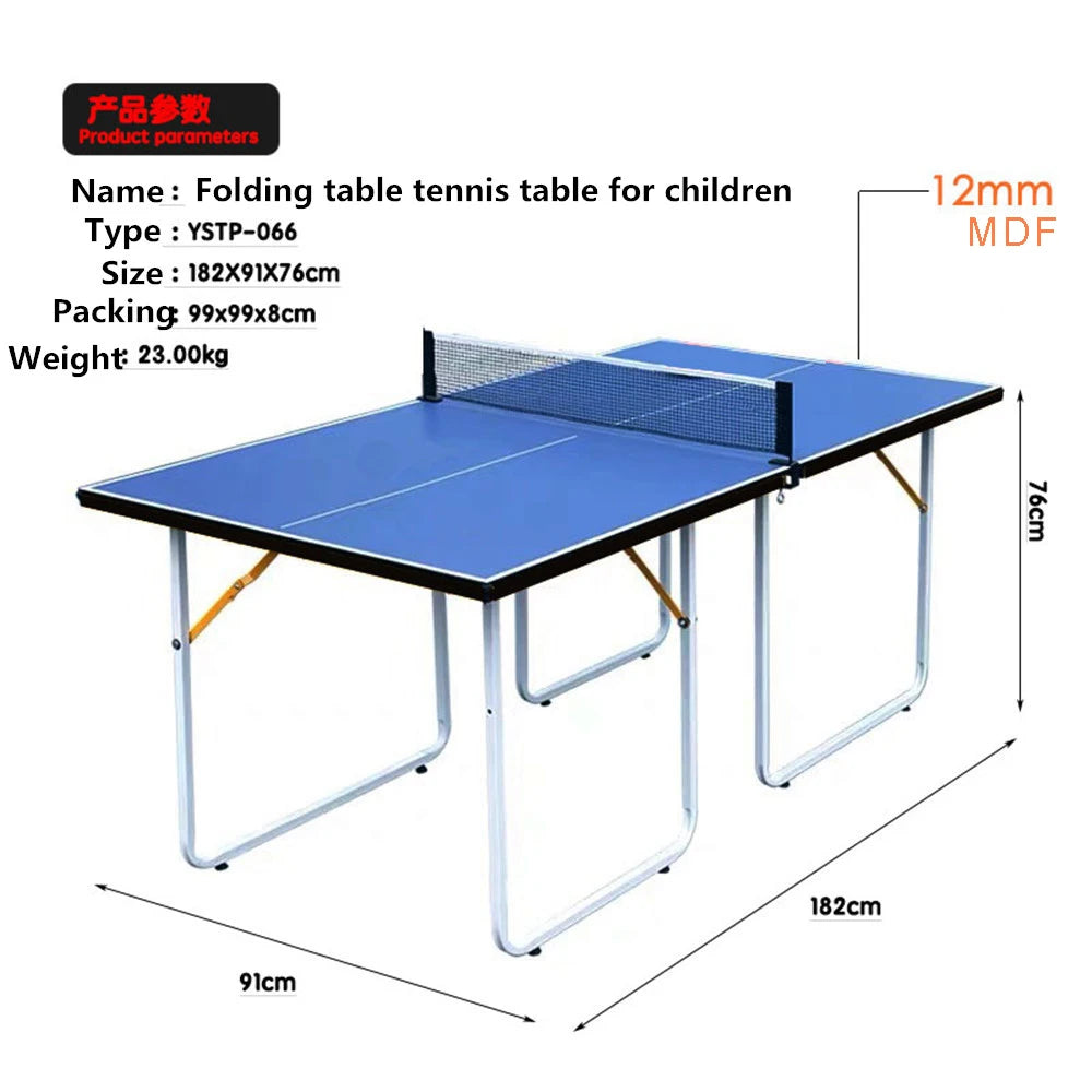 Folding table Tennis table for children-Finds Fit