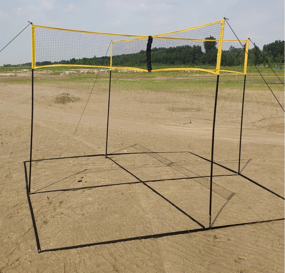 Volleyball four square net accessories included four square volleyball net indoor volleyball four net-Finds Fit